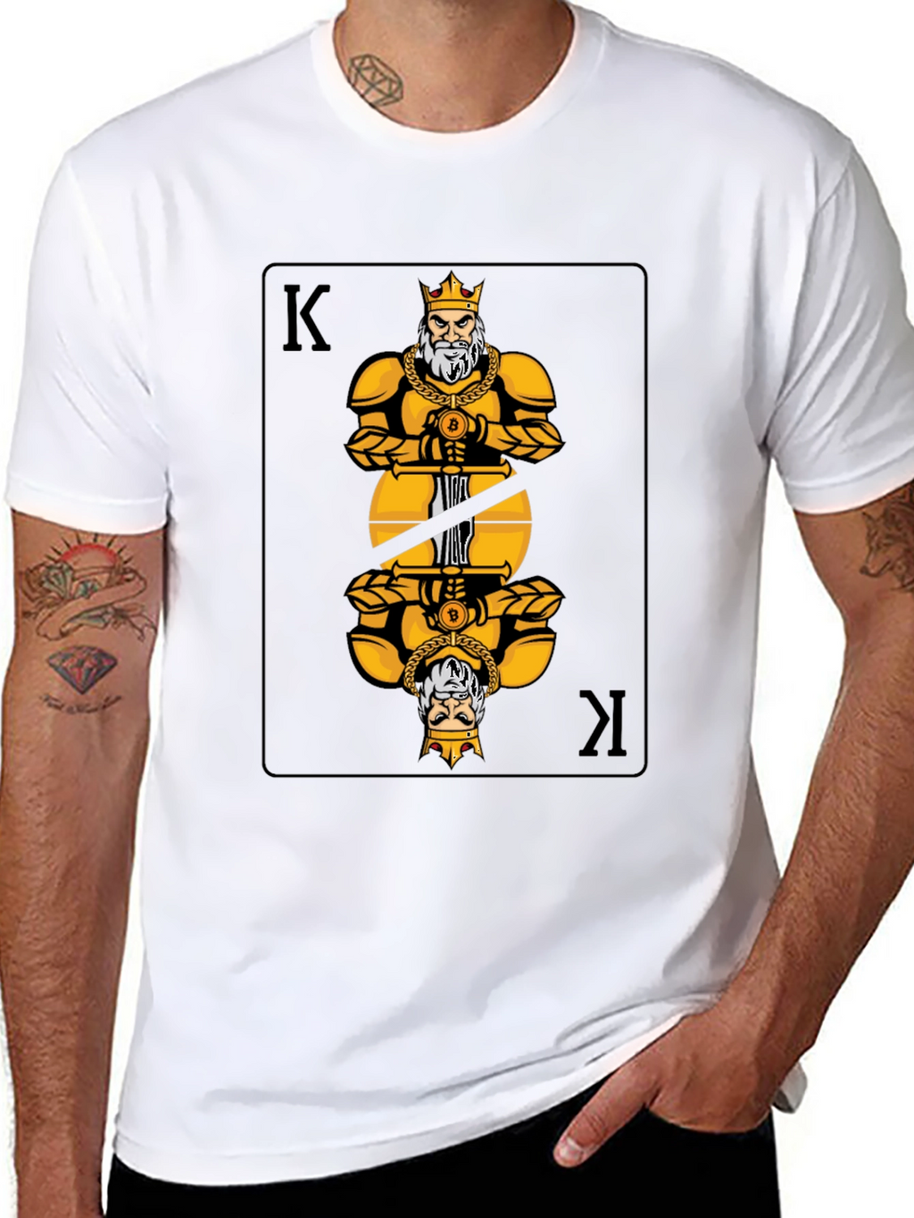 King Card Graphic Tee - Black T-Shirt