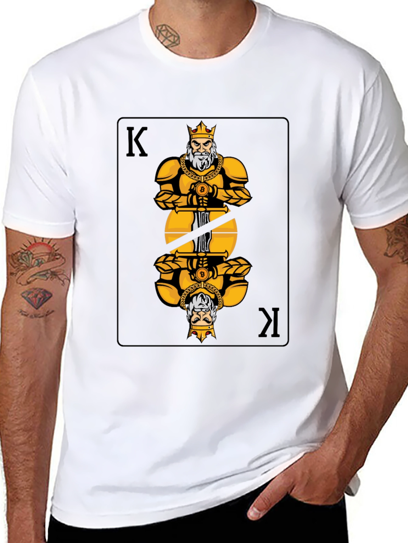 King Card Graphic Tee - Black T-Shirt