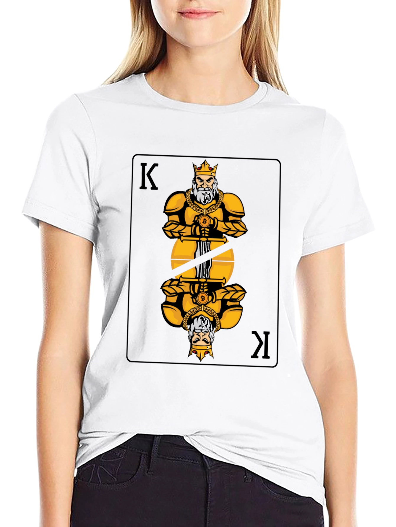 King Card Graphic Tee - Black T-Shirt