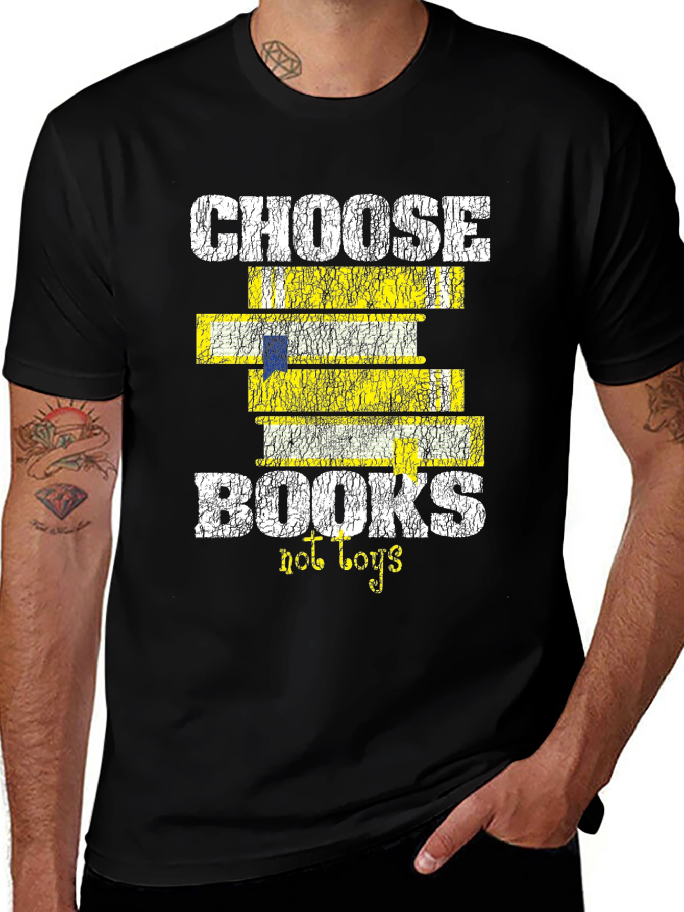 Choose Books Not Boys Graphic Tee
