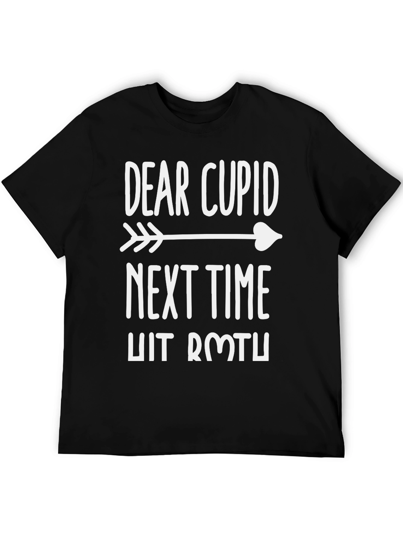 Dear Cupid Graphic T-Shirt - Mens Black Tee
