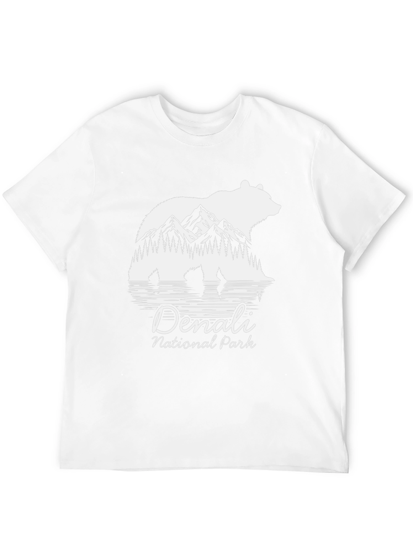 Denali National Park Bear Silhouette Graphic T-Shirt