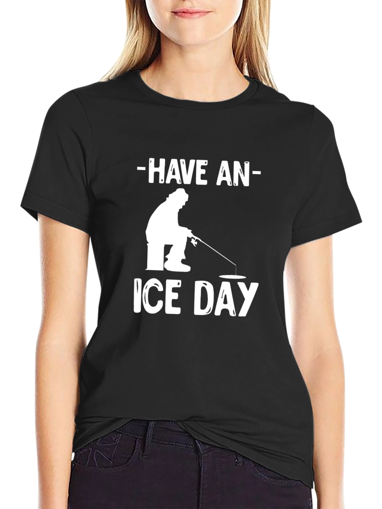Ice Fishing T-Shirt - Have an Ice Day!