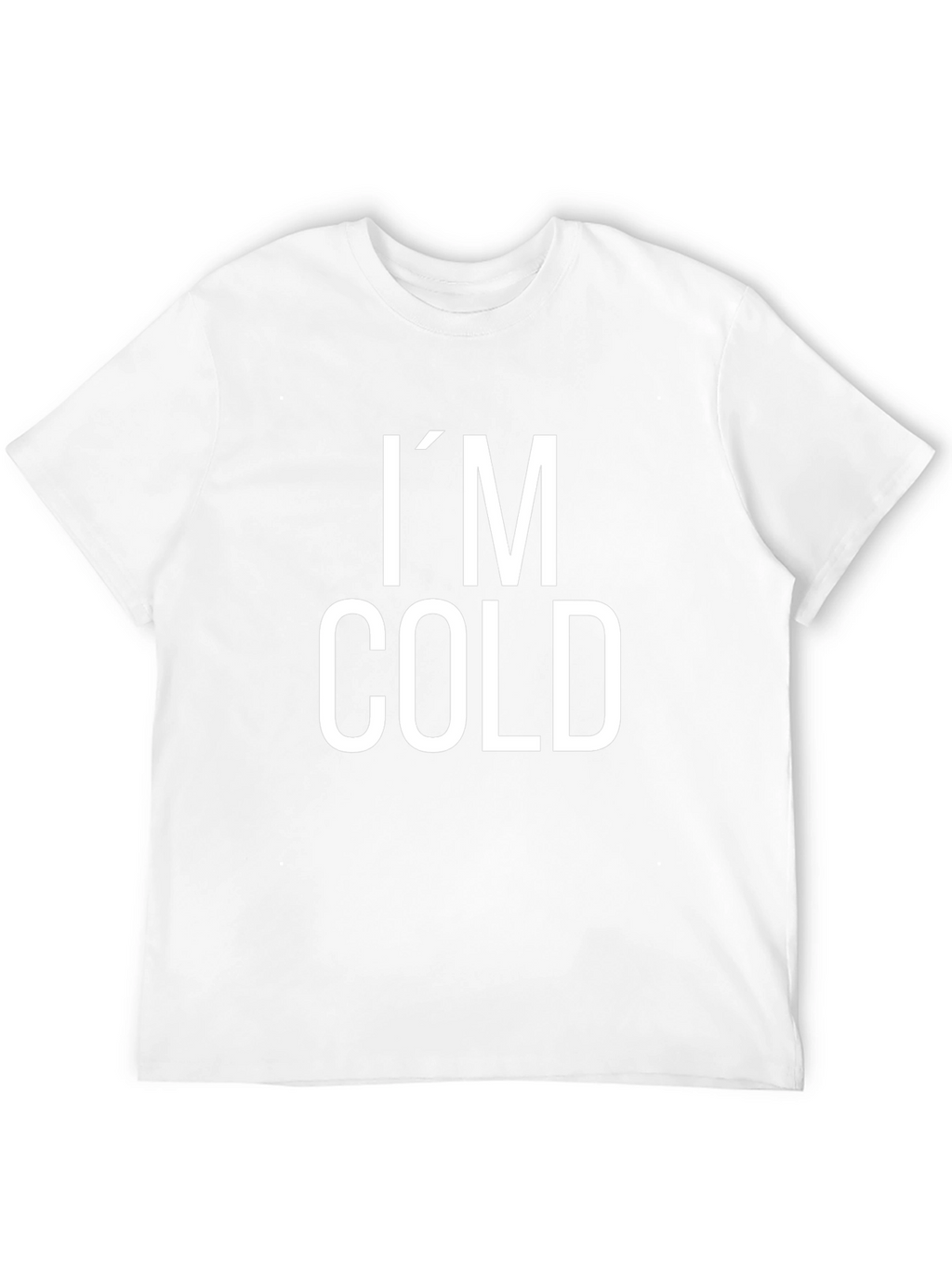 Im Cold Black Graphic Tee Shirt