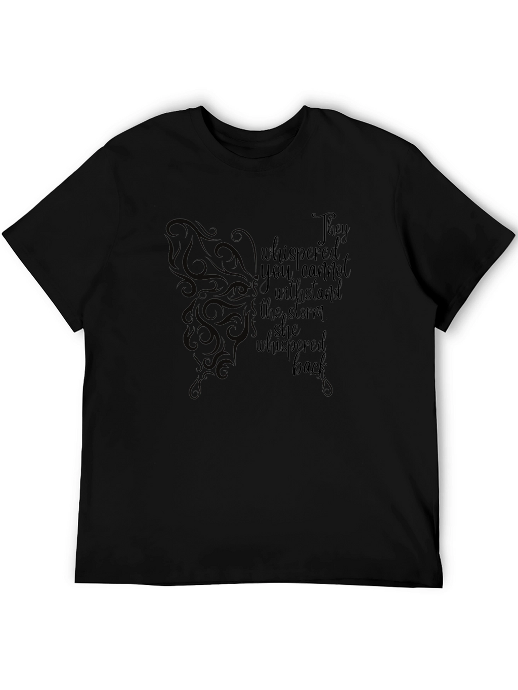 Empowering She Whispered Back Graphic T-Shirt