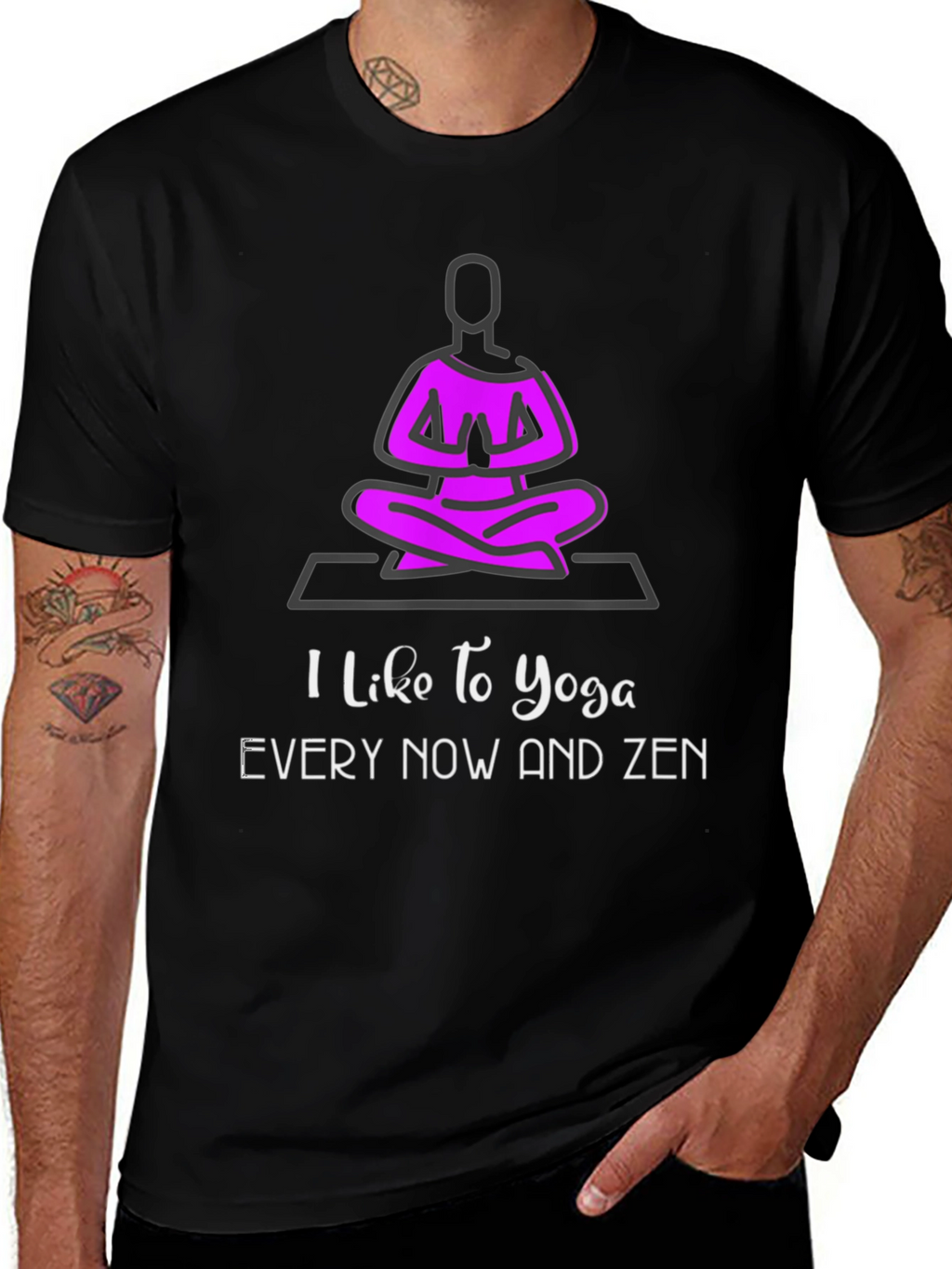 I Like to Yoga Zen T-Shirt