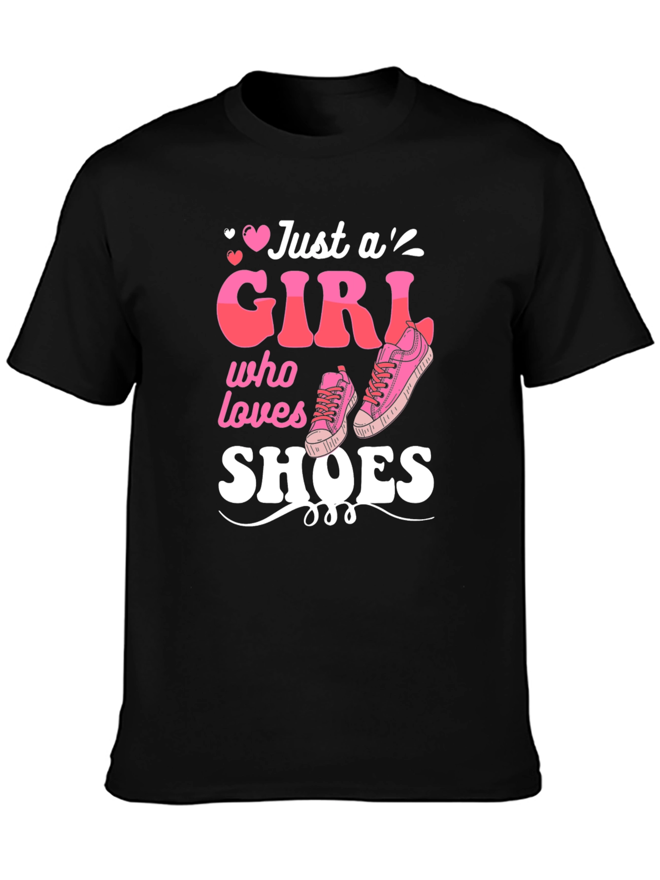 Just A Girl Who Loves Shoes Graphic Tee