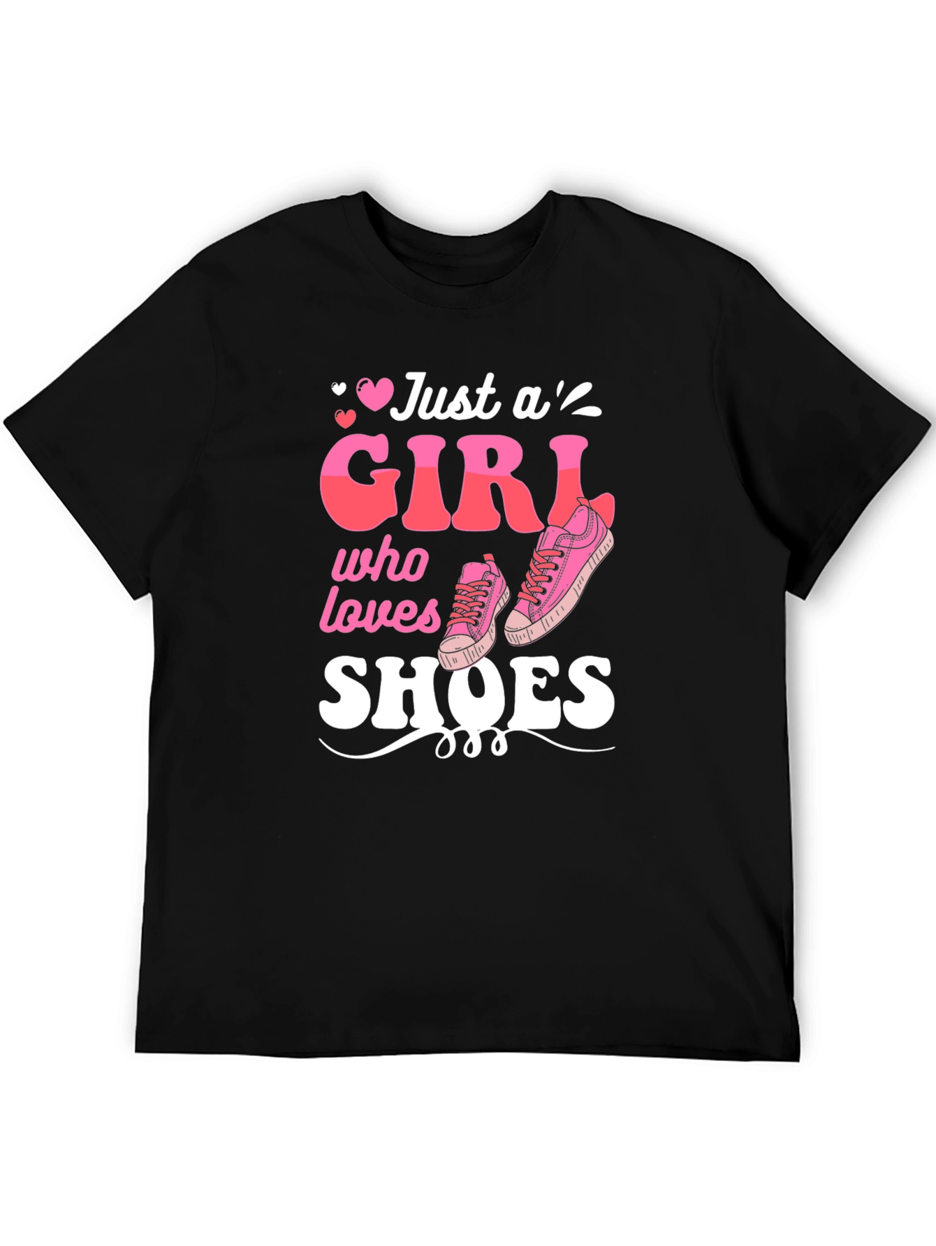 Just A Girl Who Loves Shoes Graphic Tee