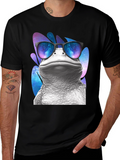 Cool Frog T-Shirt - Galaxy Sunglasses Tee