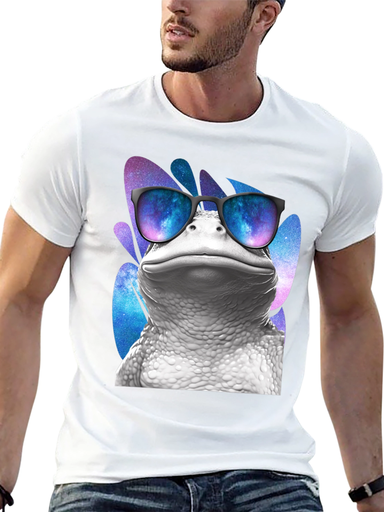 Cool Frog T-Shirt - Galaxy Sunglasses Tee