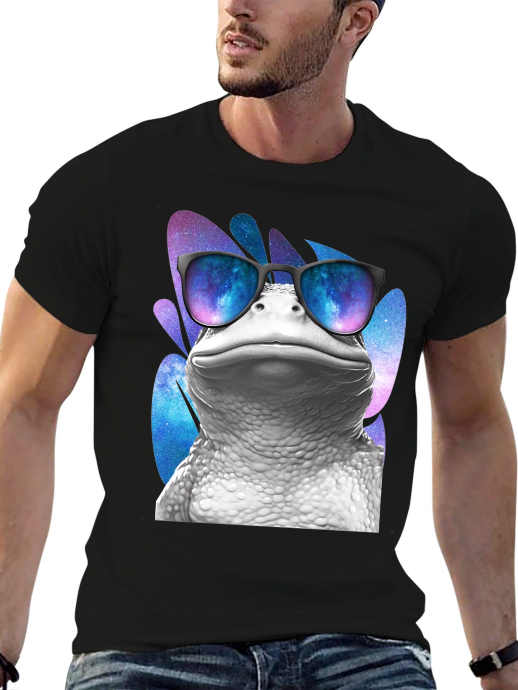 Cool Frog T-Shirt - Galaxy Sunglasses Tee