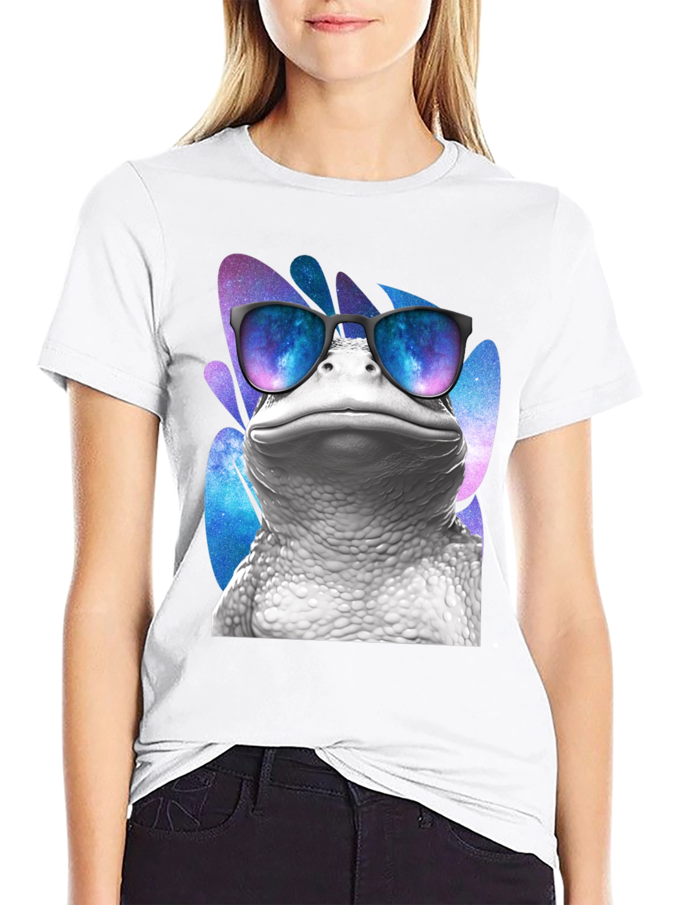 Cool Frog T-Shirt - Galaxy Sunglasses Tee
