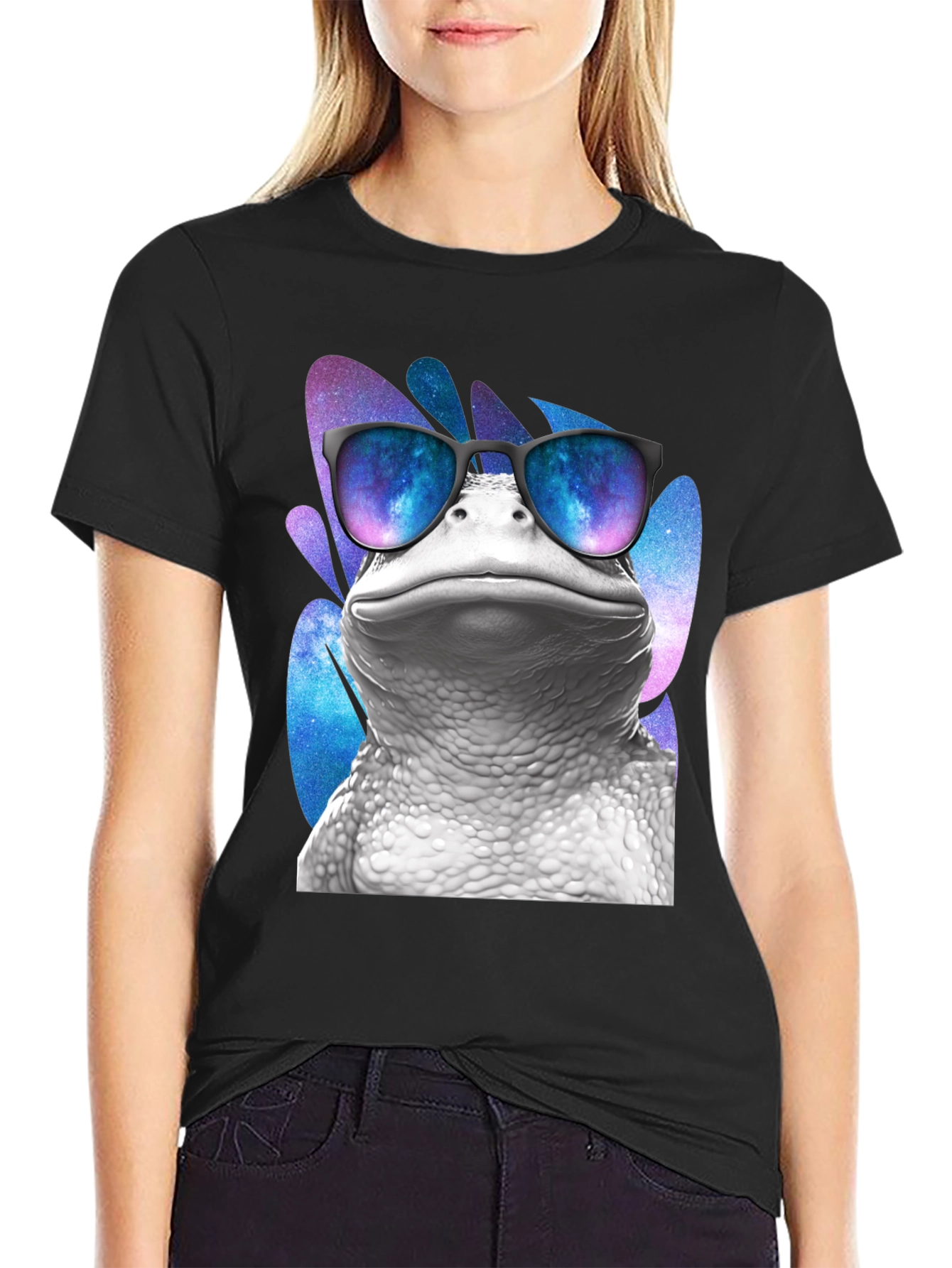 Cool Frog T-Shirt - Galaxy Sunglasses Tee