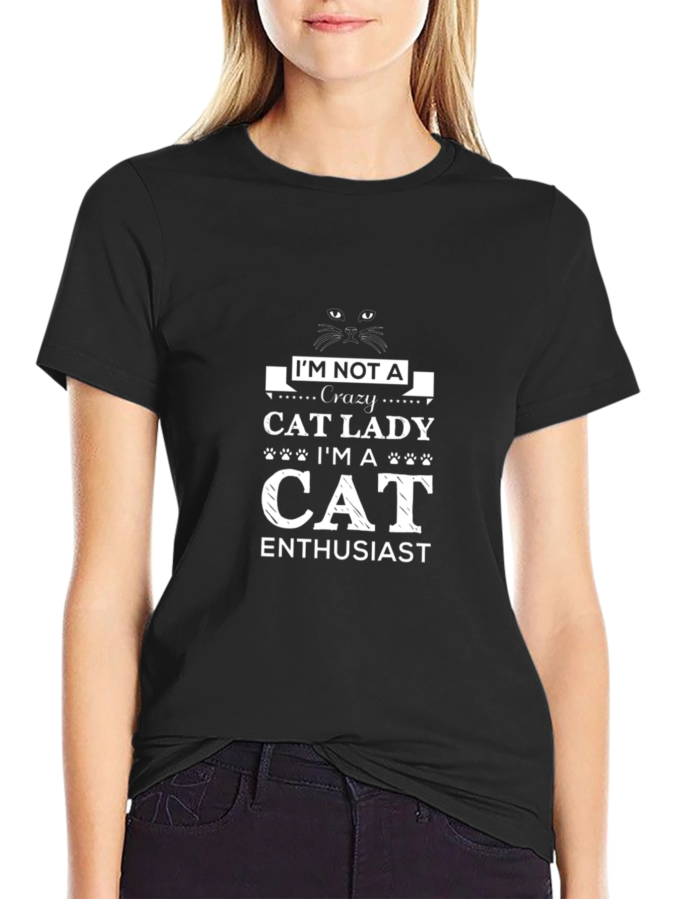 Crazy Cat Lady T-Shirt - Cat Enthusiast Tee