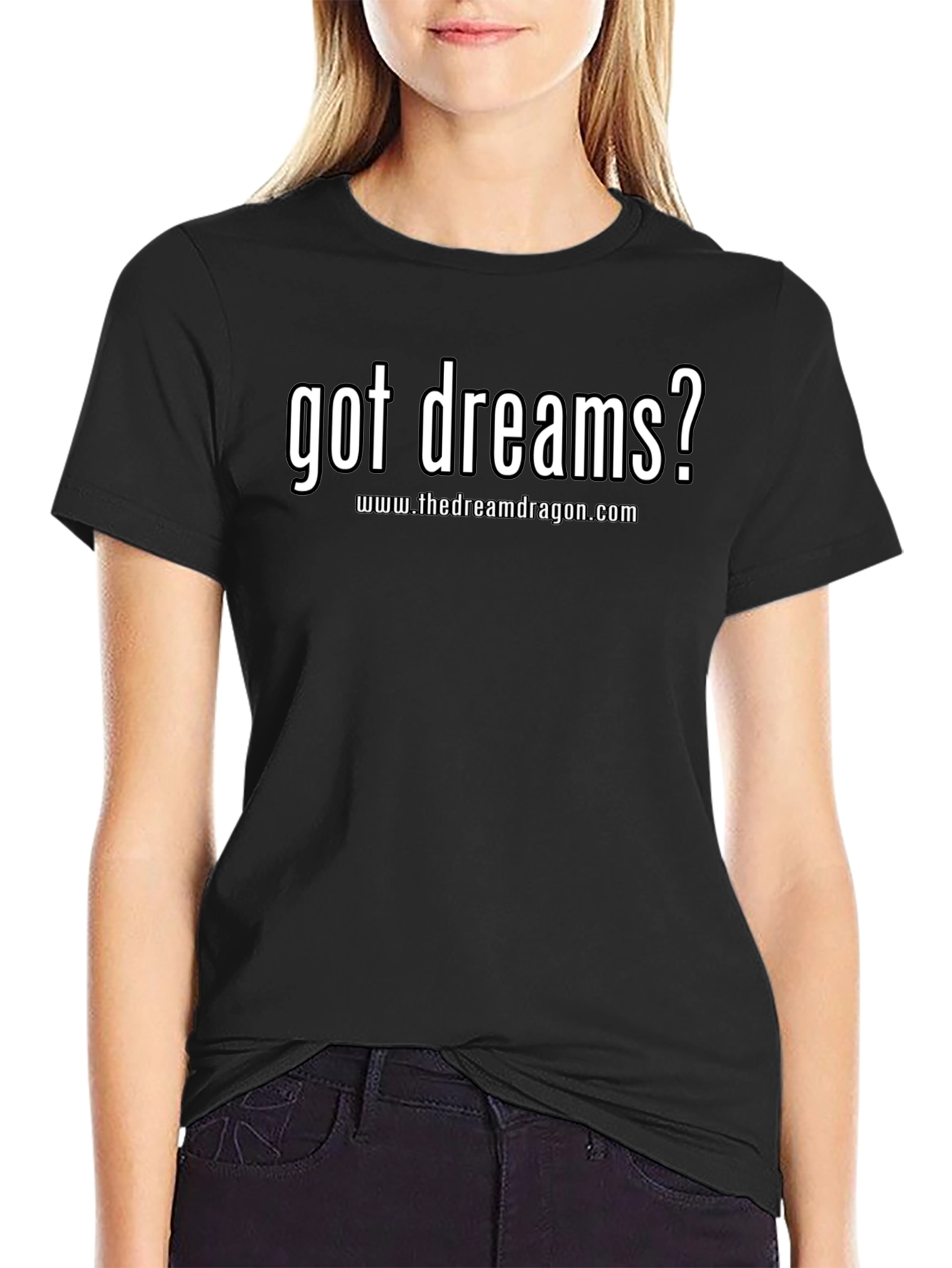 Got Dreams? Black Graphic Tee - The Dream Dragon