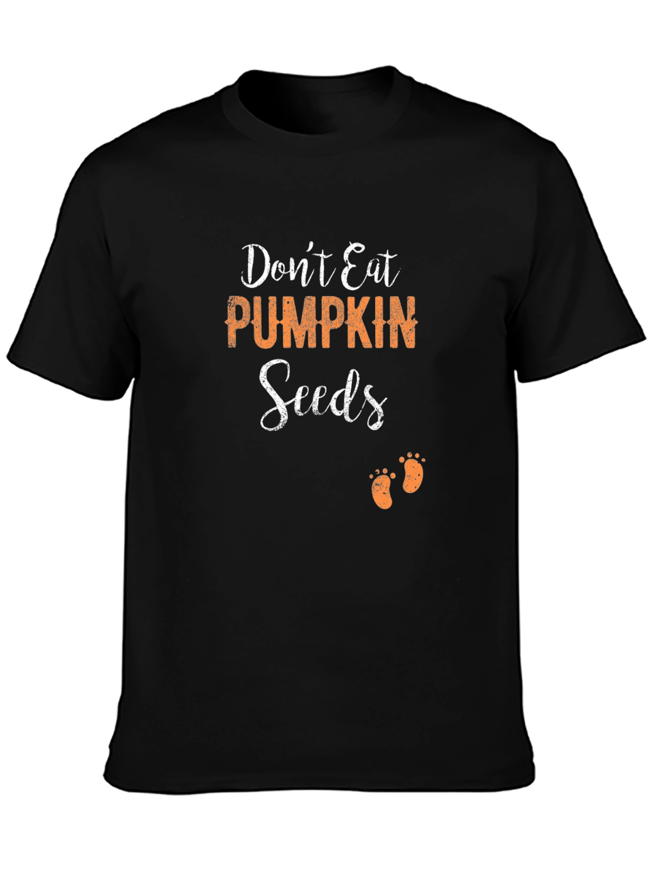 Dont Eat Pumpkin Seeds T-Shirt Pregnancy Announcement Halloween Tee
