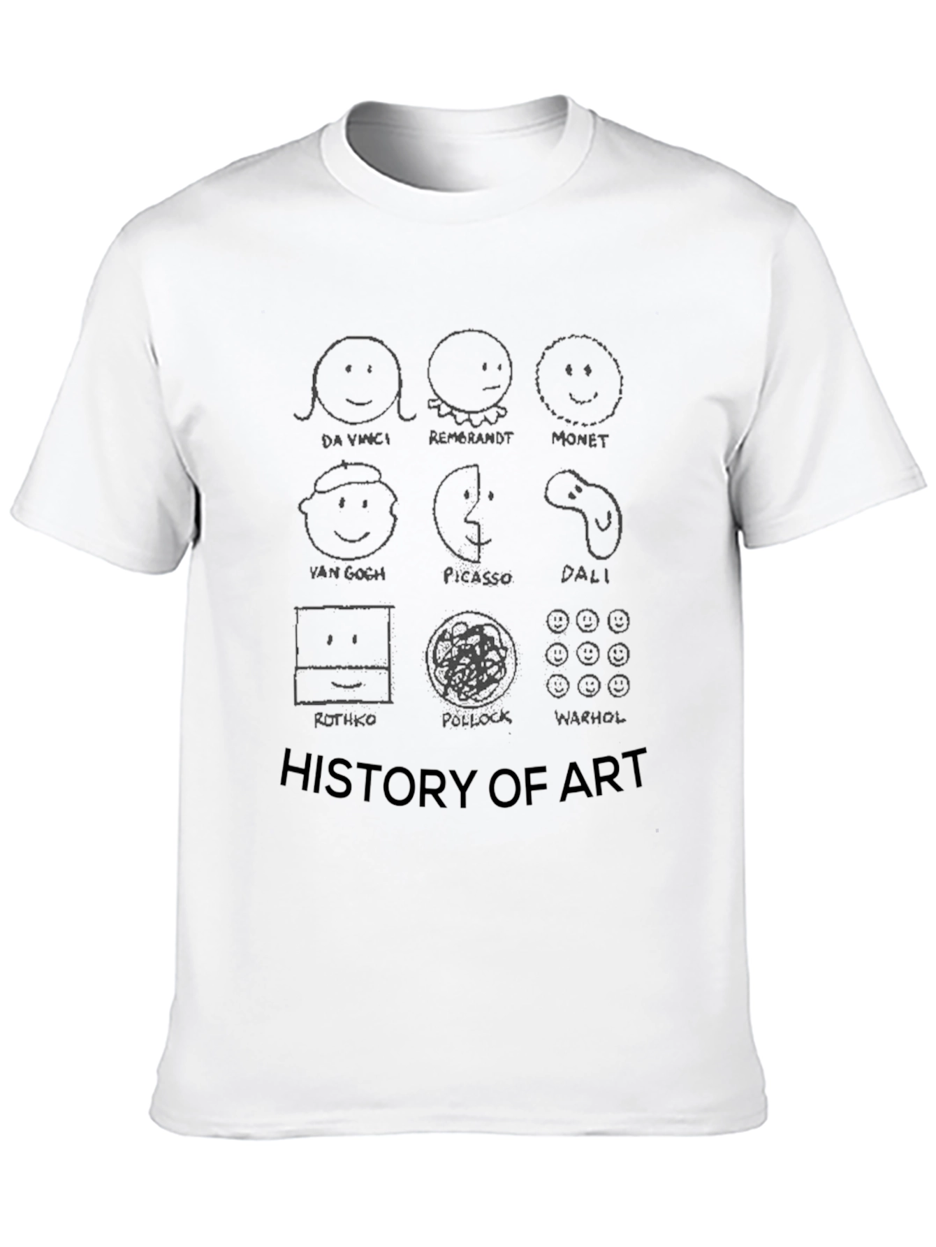 History of Art Black T-Shirt