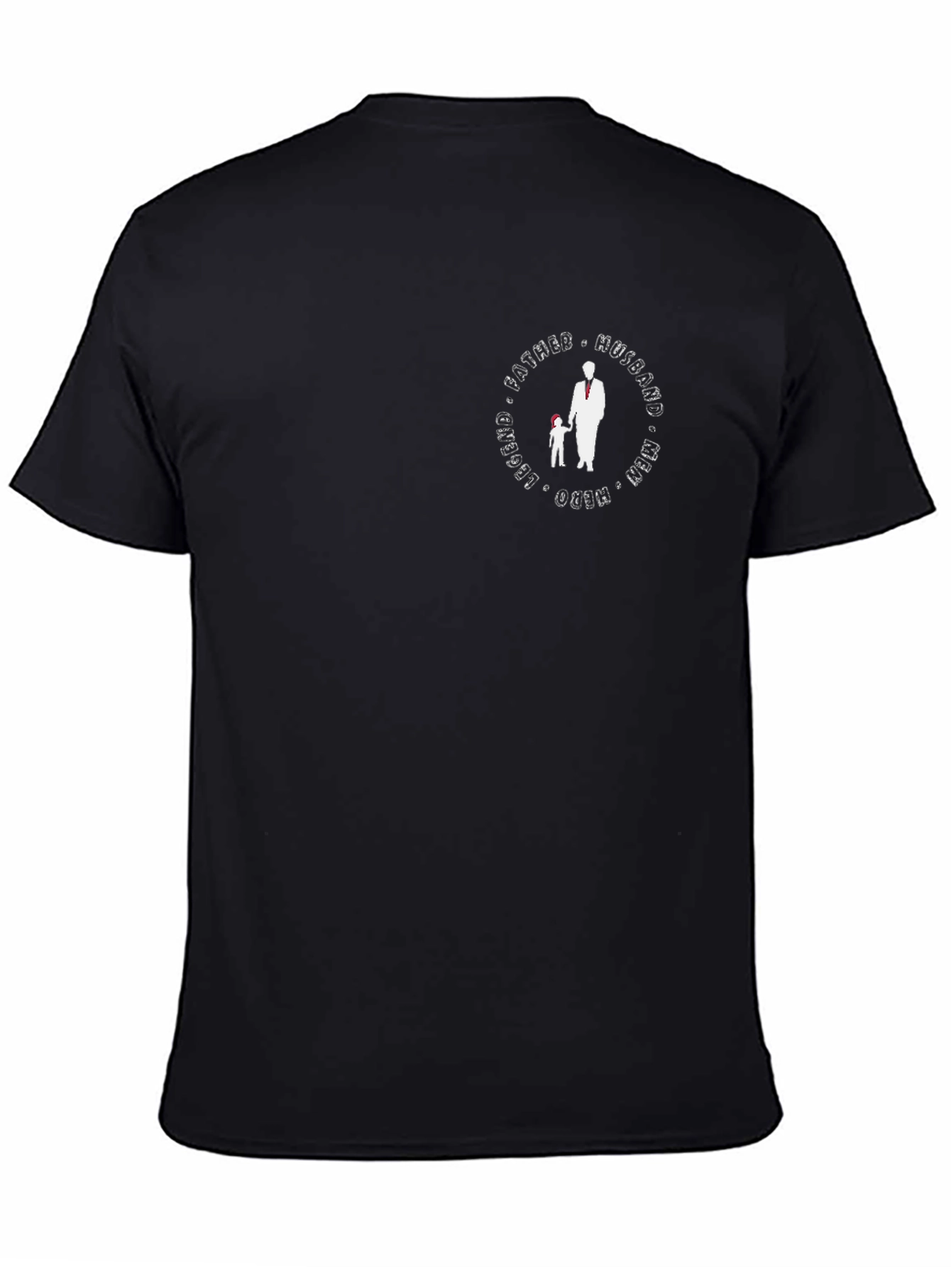 Father Husband Legend Man - Black Graphic Tee