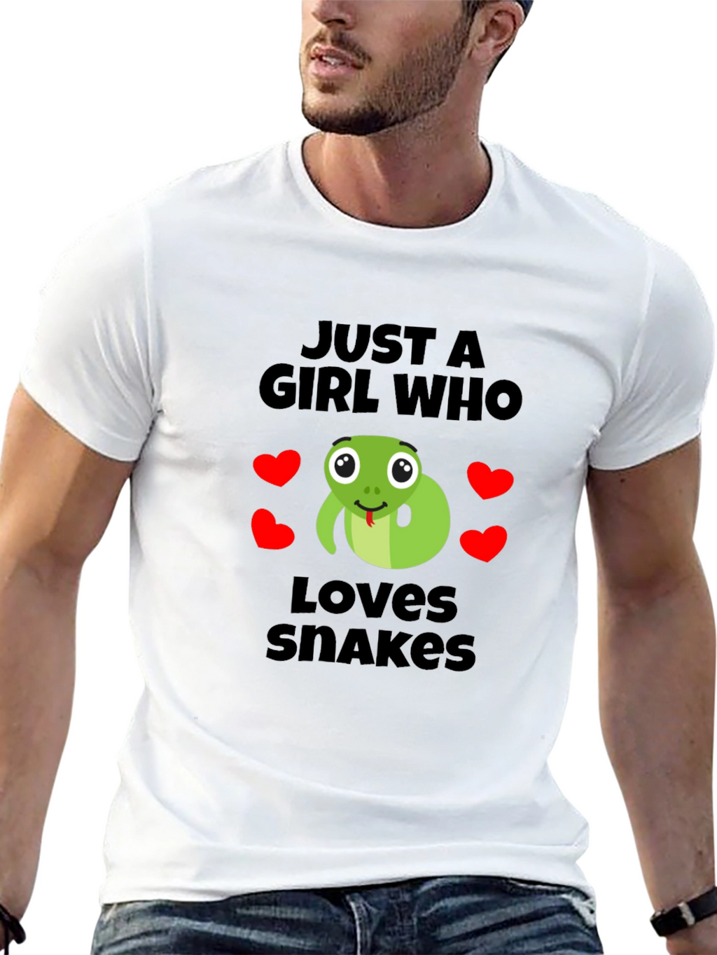 Just a Girl Who Loves Snakes T-Shirt