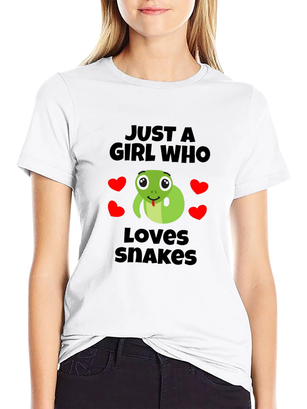 Just a Girl Who Loves Snakes T-Shirt