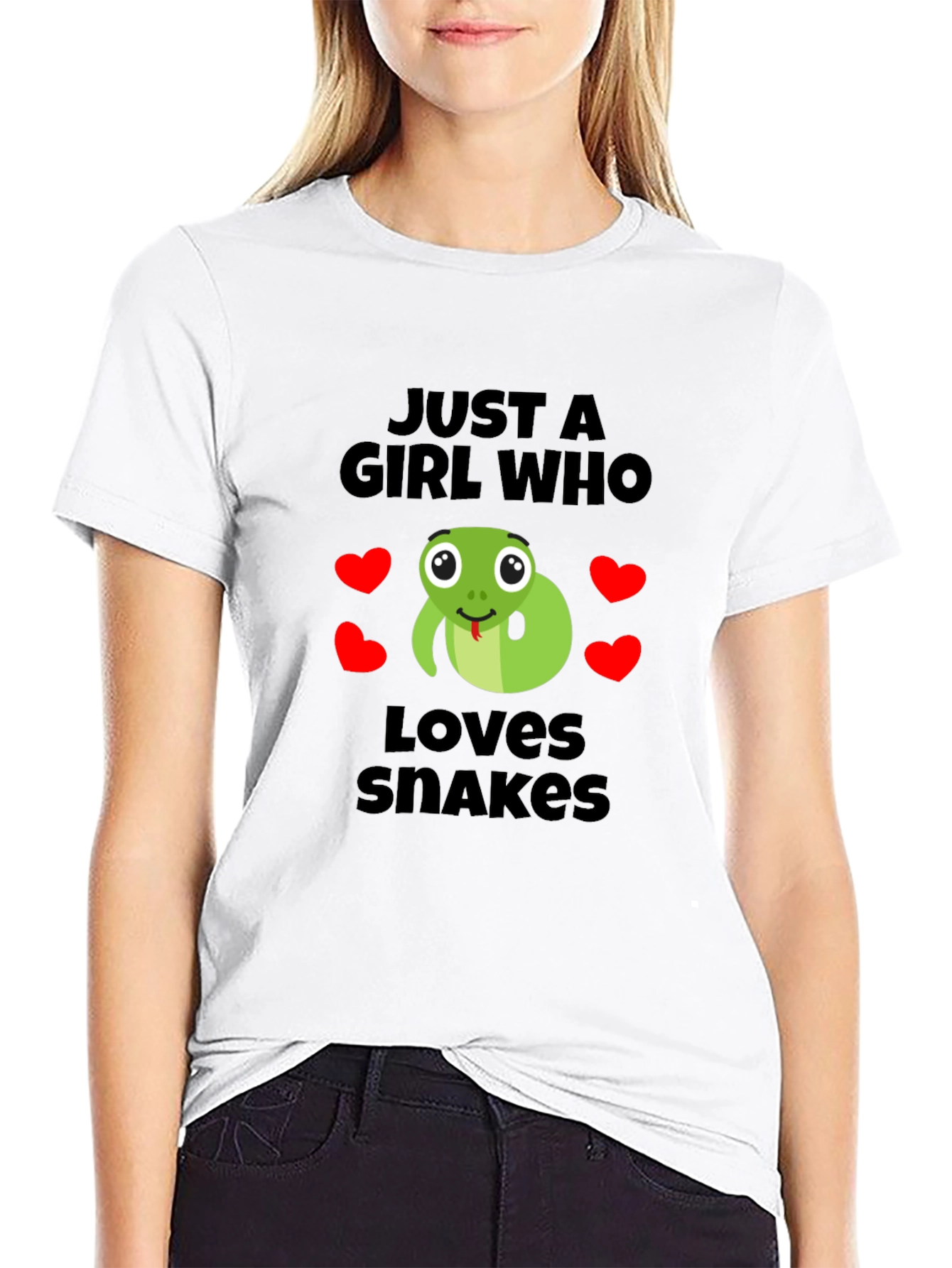 Just a Girl Who Loves Snakes T-Shirt