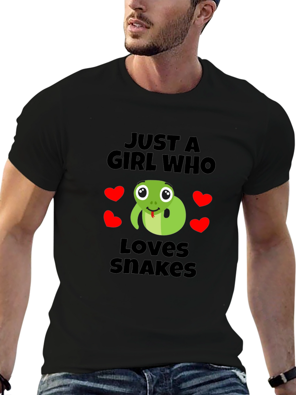 Just a Girl Who Loves Snakes T-Shirt