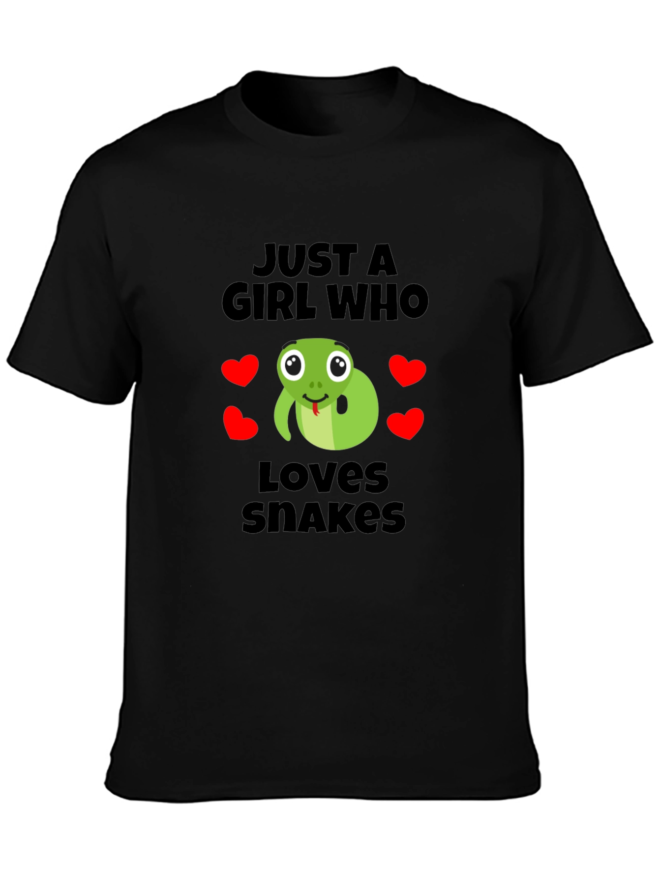 Just a Girl Who Loves Snakes T-Shirt