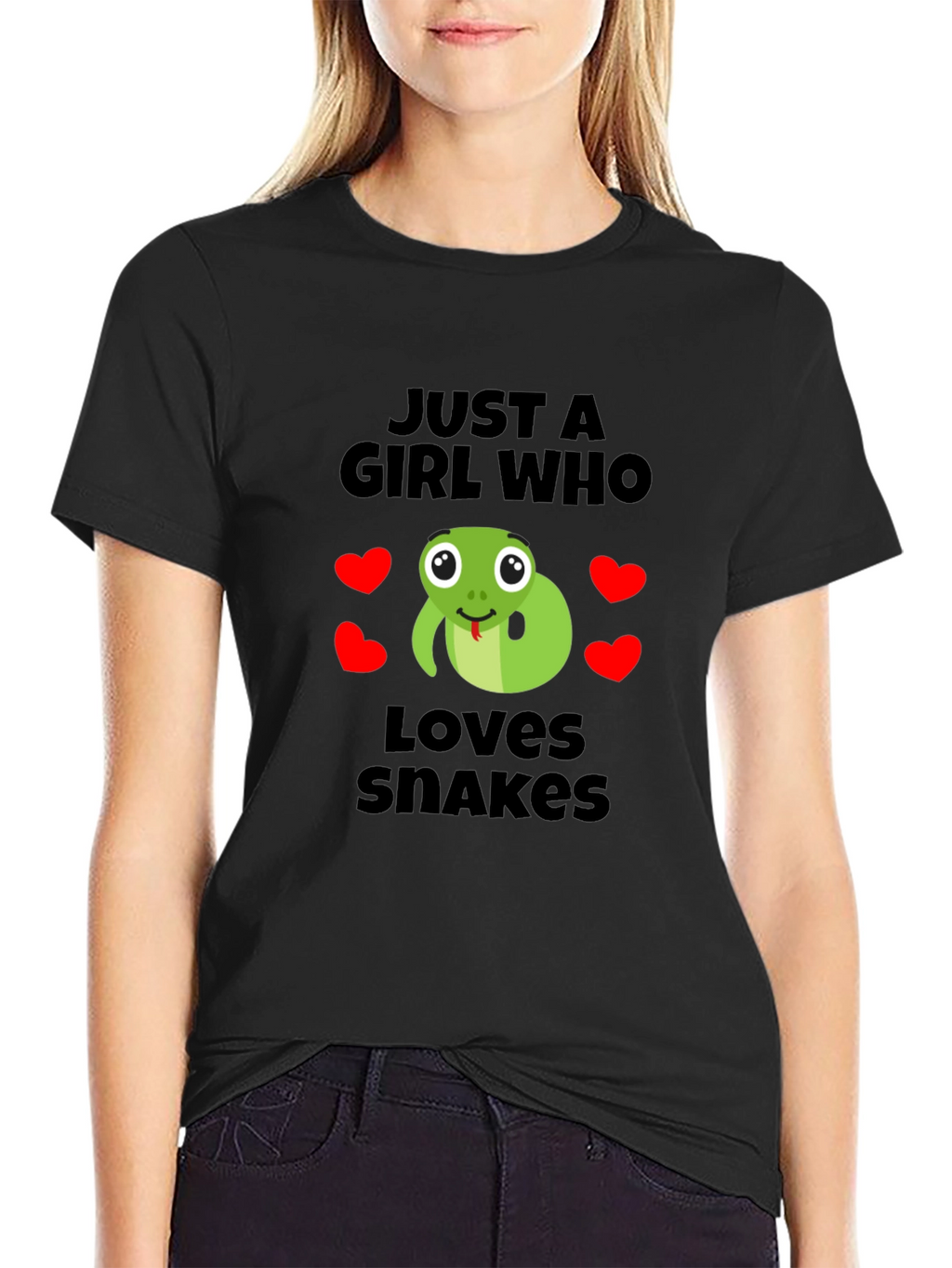 Just a Girl Who Loves Snakes T-Shirt