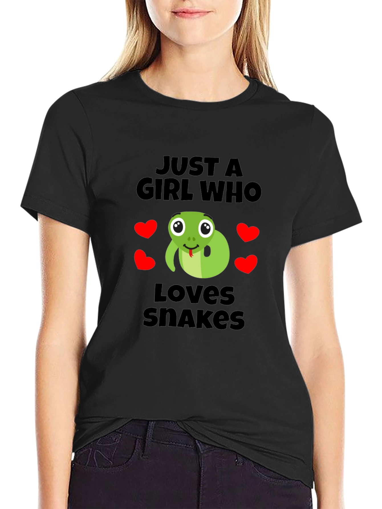 Just a Girl Who Loves Snakes T-Shirt
