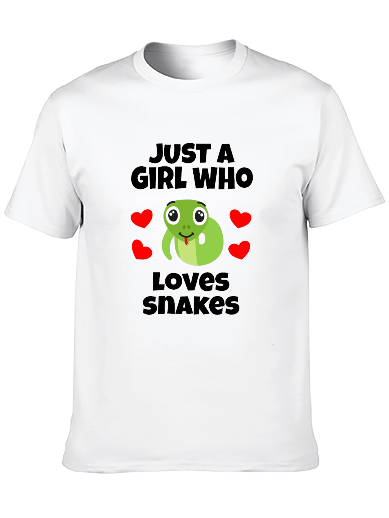 Just a Girl Who Loves Snakes T-Shirt