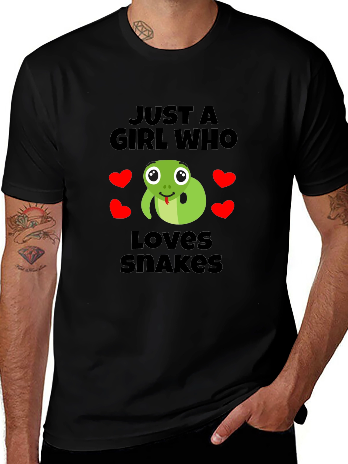 Just a Girl Who Loves Snakes T-Shirt