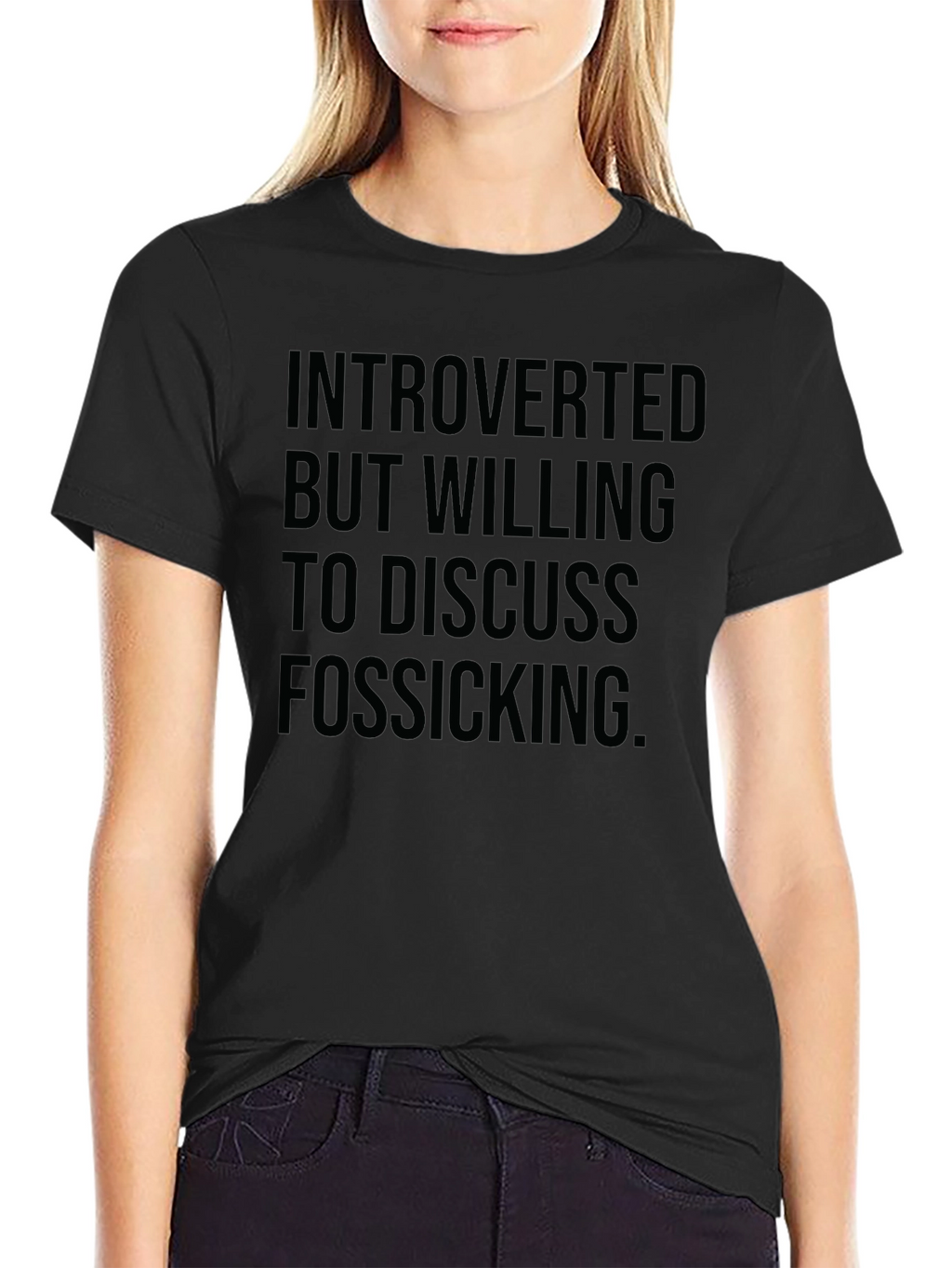 Introverted Fossicking T-Shirt - Soft Cotton Blend