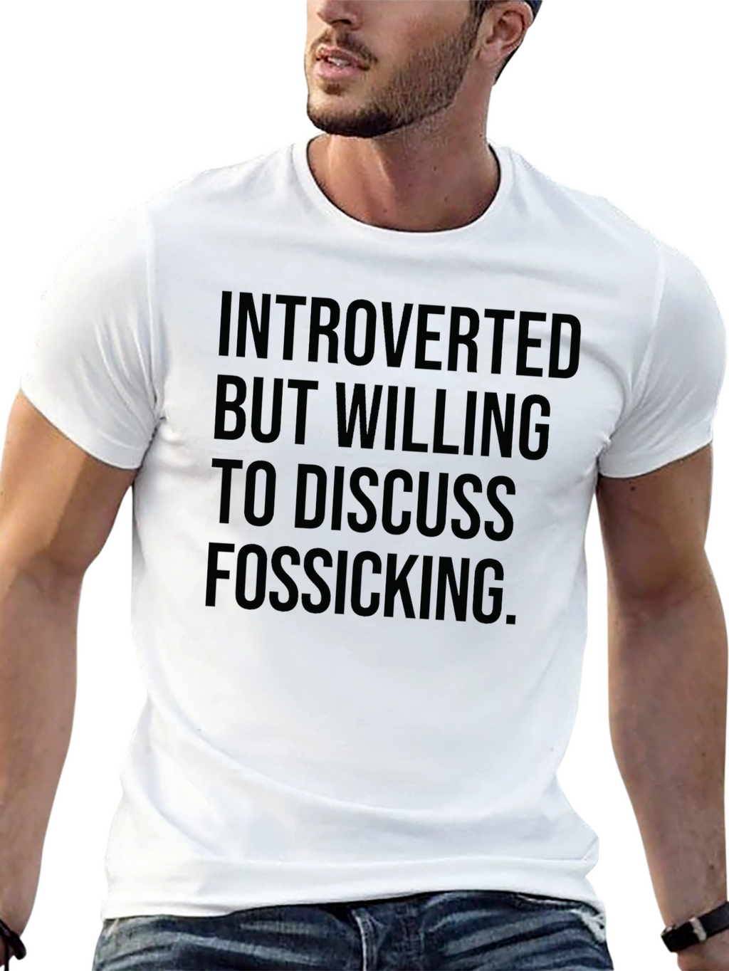 Introverted Fossicking T-Shirt - Soft Cotton Blend
