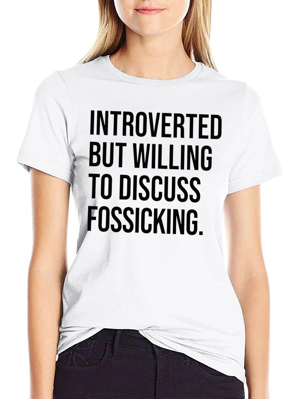 Introverted Fossicking T-Shirt - Soft Cotton Blend