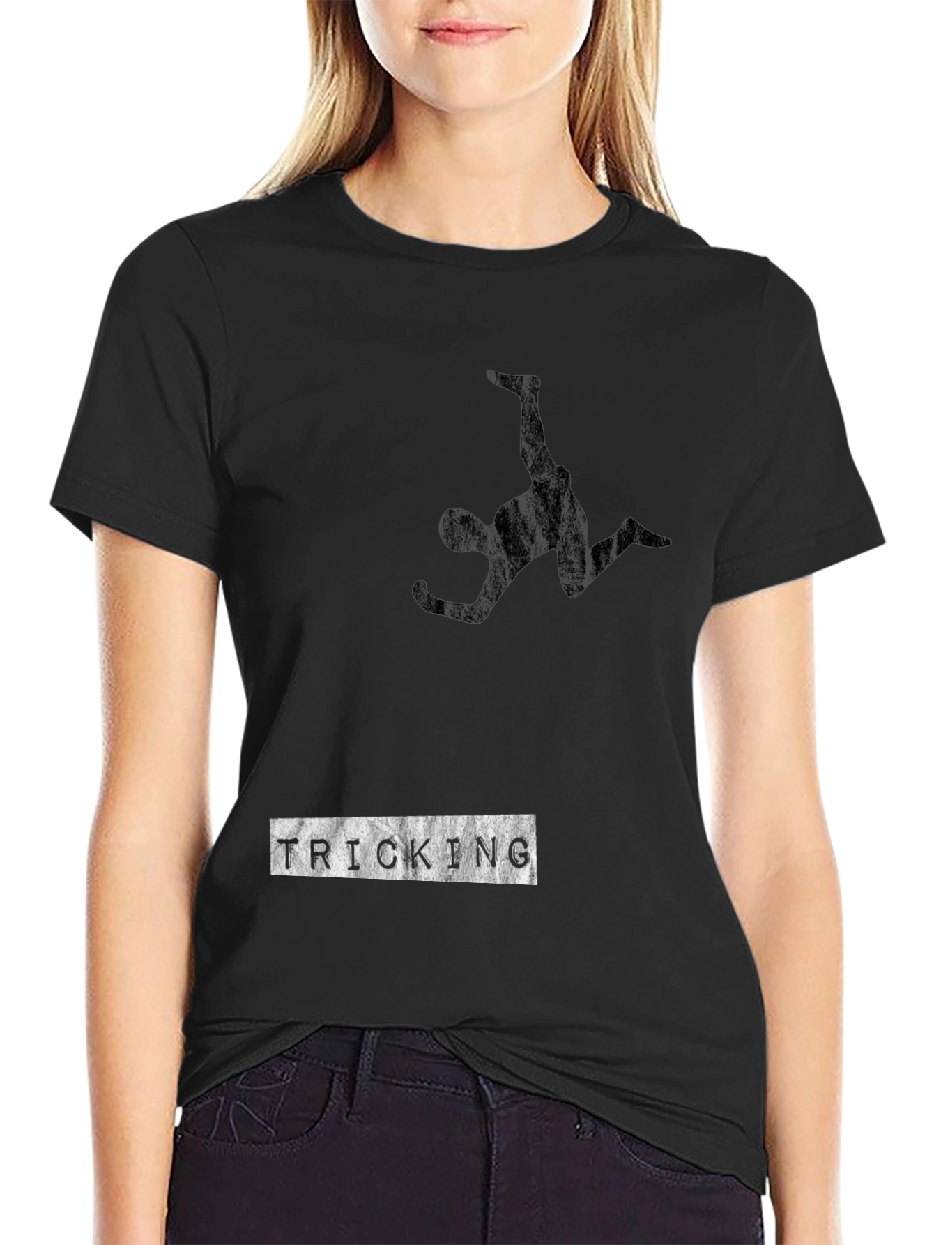 Black Tricking Stunt T-Shirt