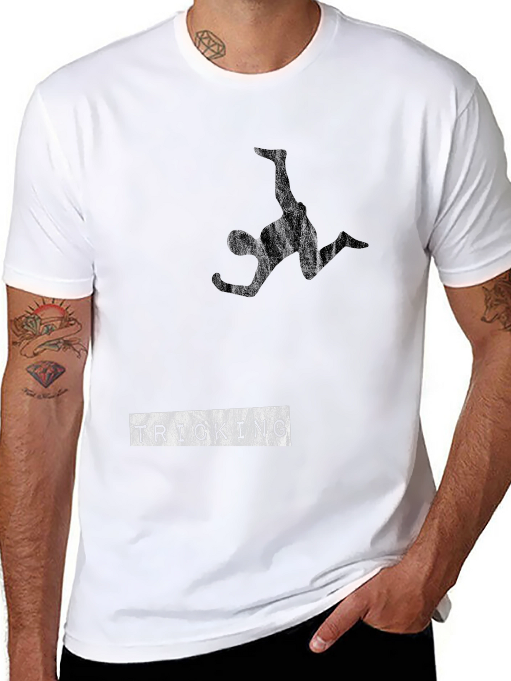 Black Tricking Stunt T-Shirt