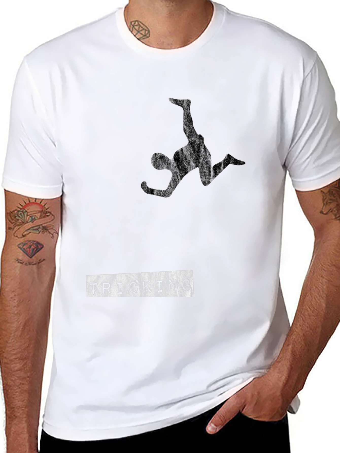 Black Tricking Stunt T-Shirt