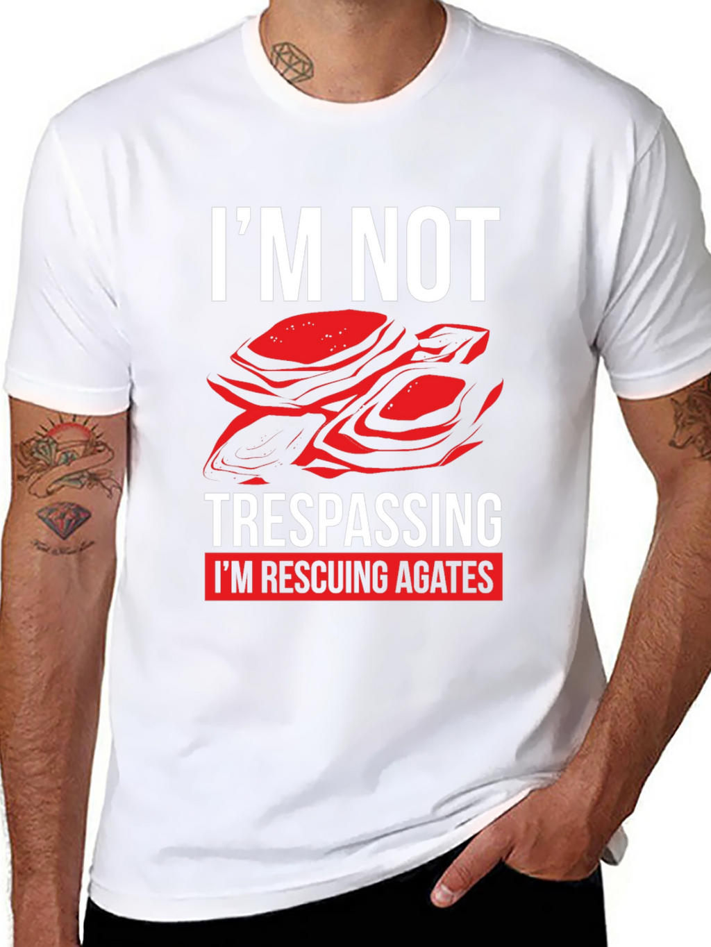 Im Not Trespassing Agates T-Shirt
