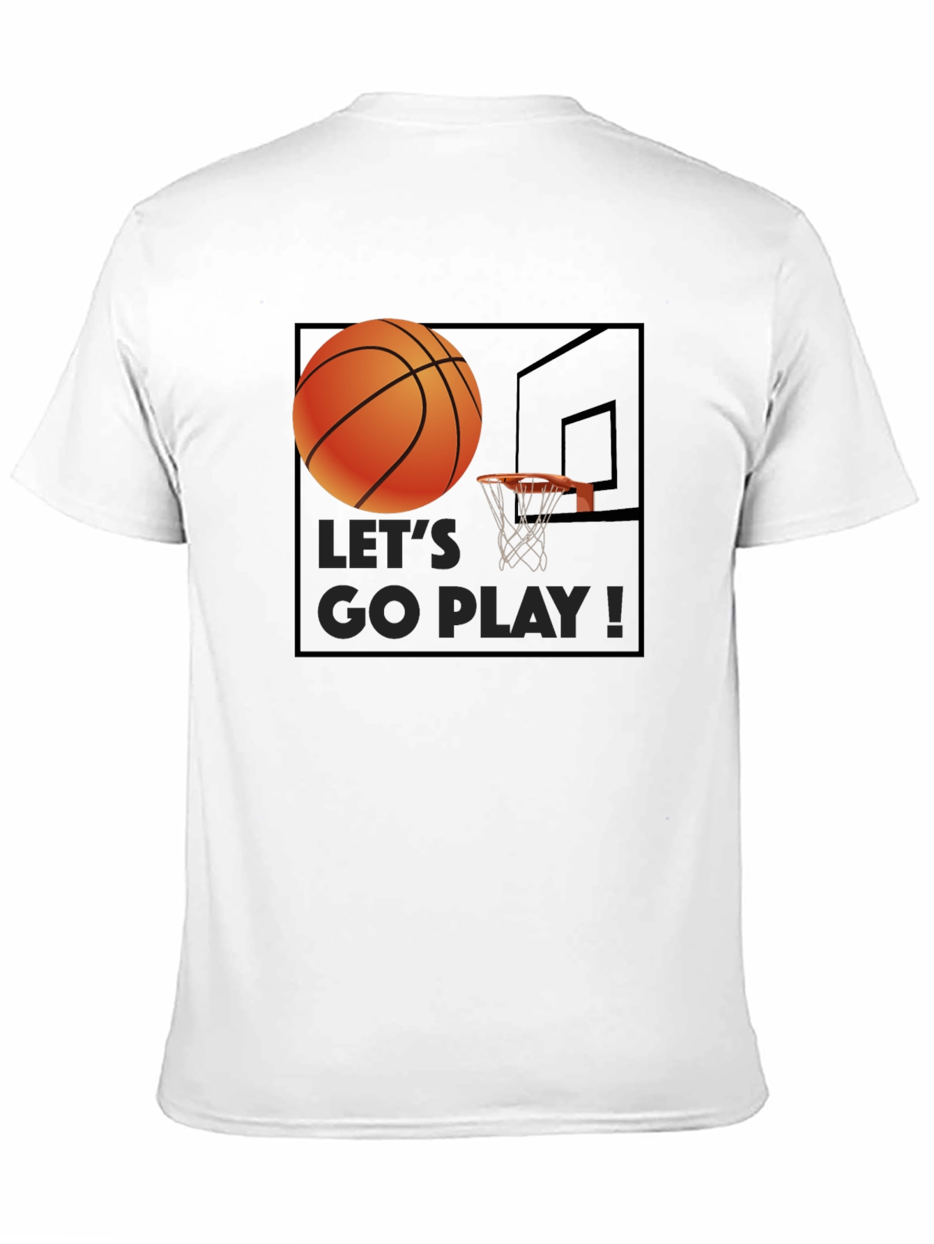 Basketball Graphic T-Shirt - Lets Go Play!