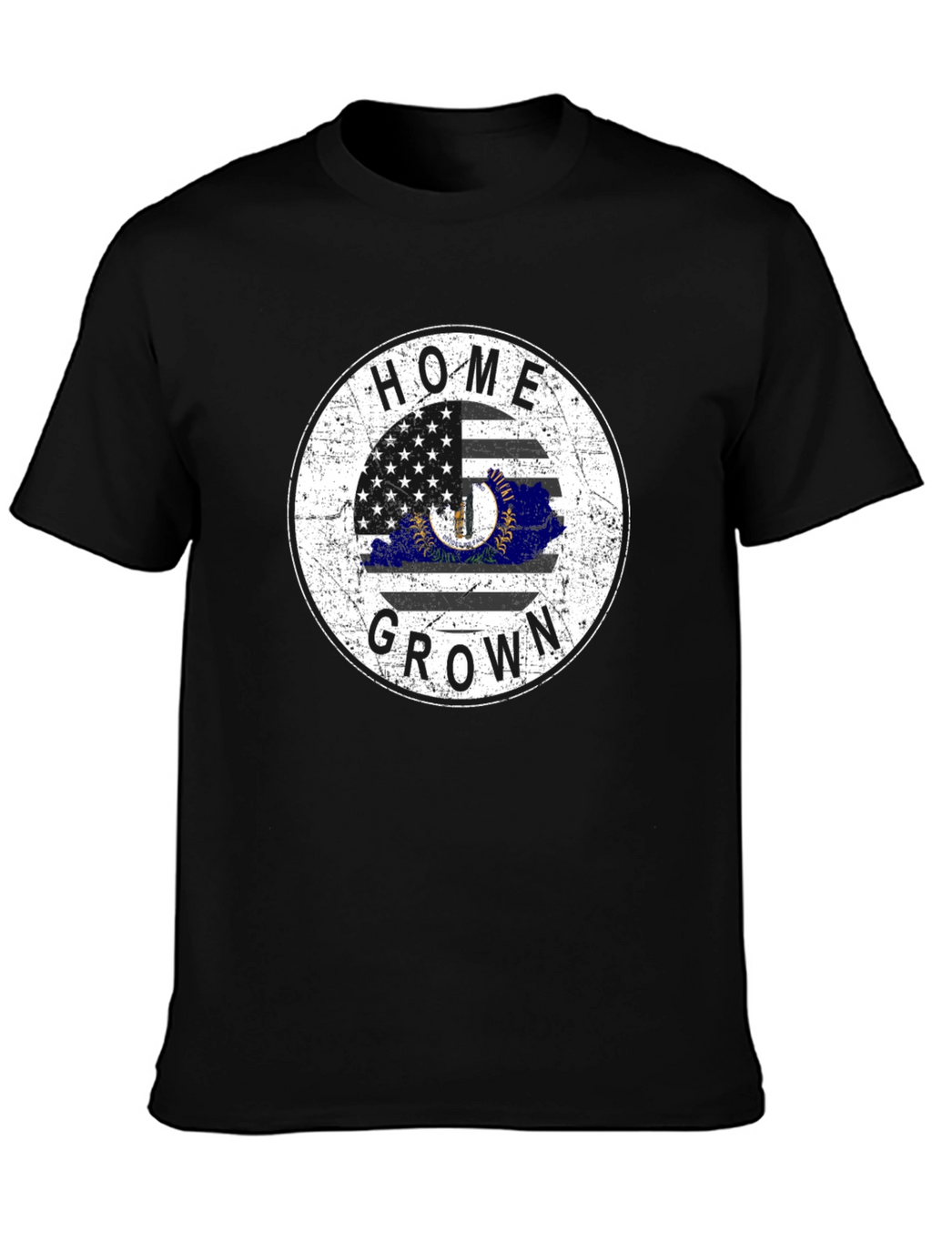Home Grown Kentucky Flag Graphic Tee