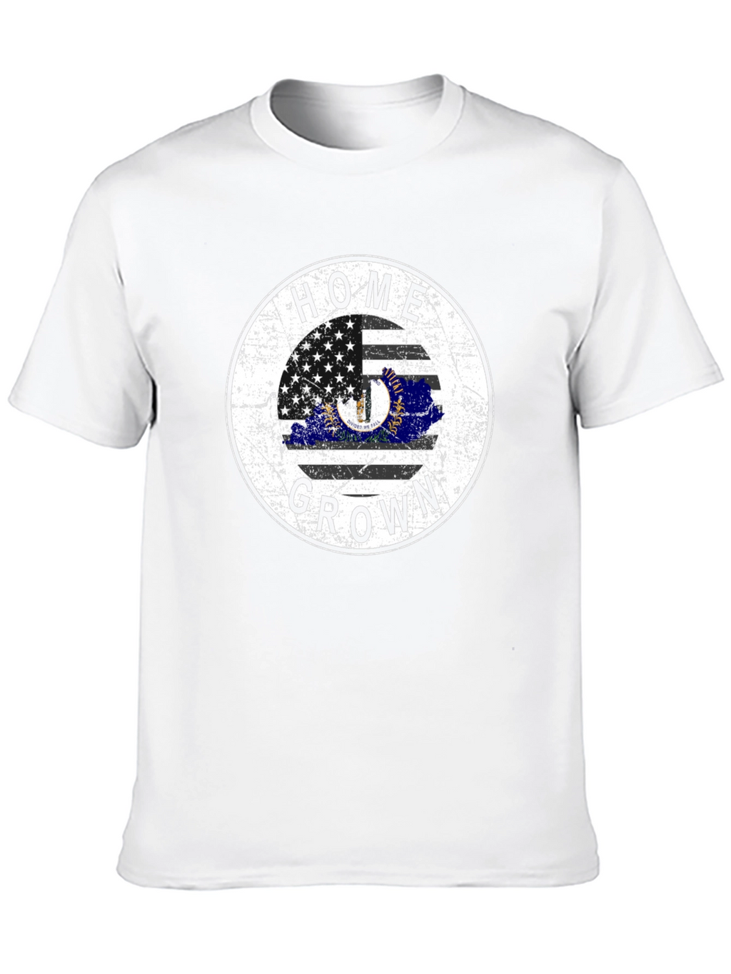 Home Grown Kentucky Flag Graphic Tee