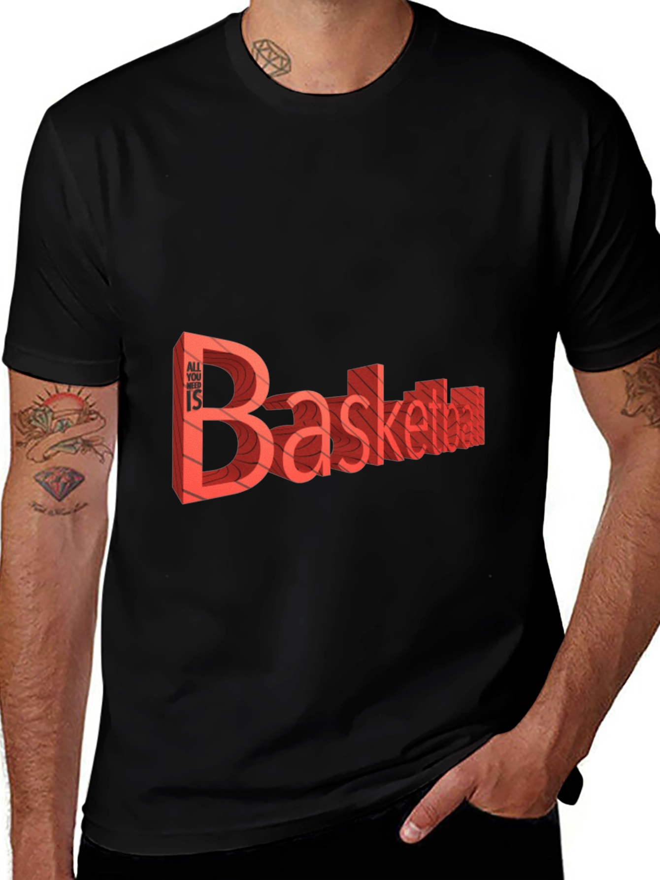 Basketball Graphic Tee - All You Need Is Basketball