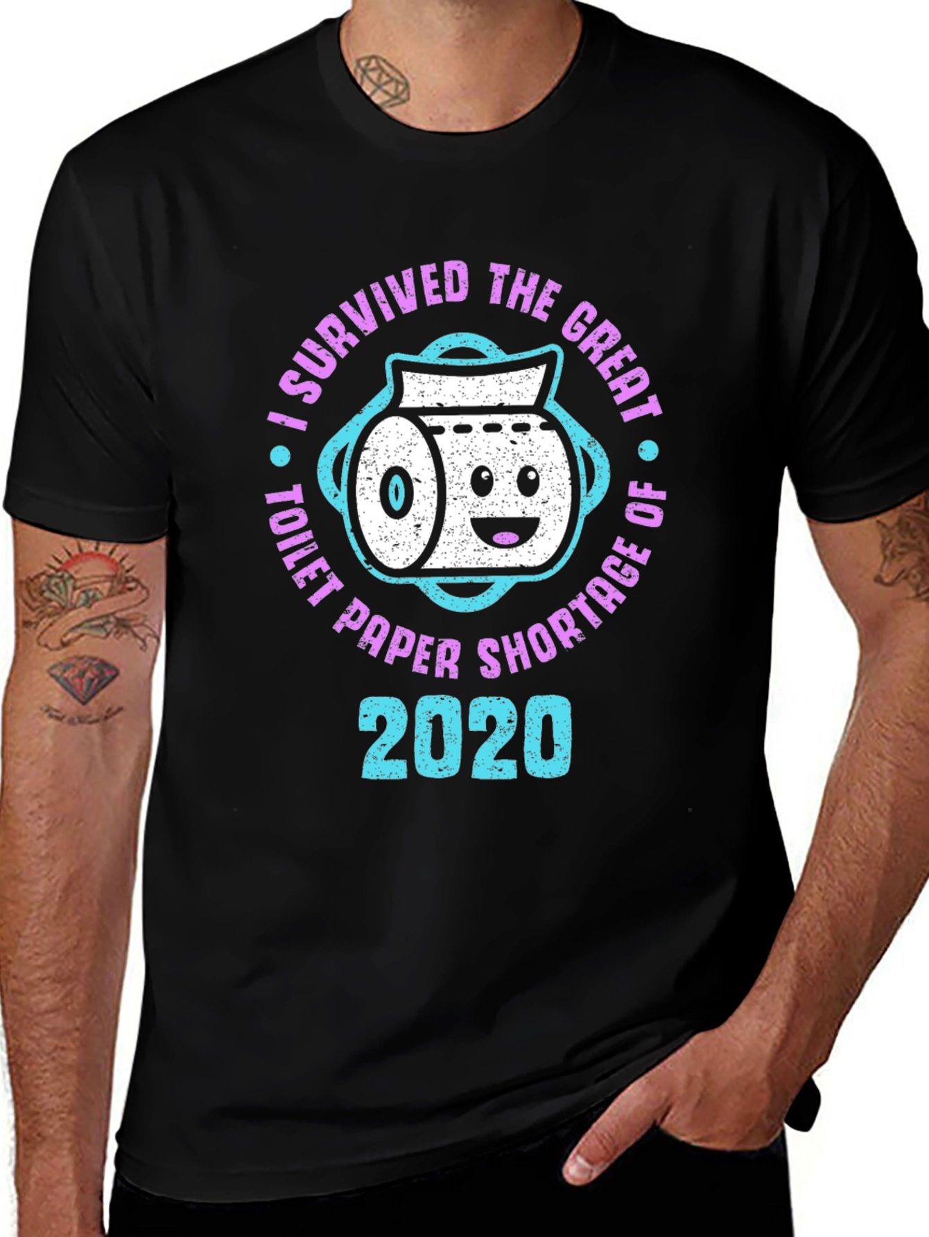 I Survived Toilet Paper Shortage 2020 Graphic Tee