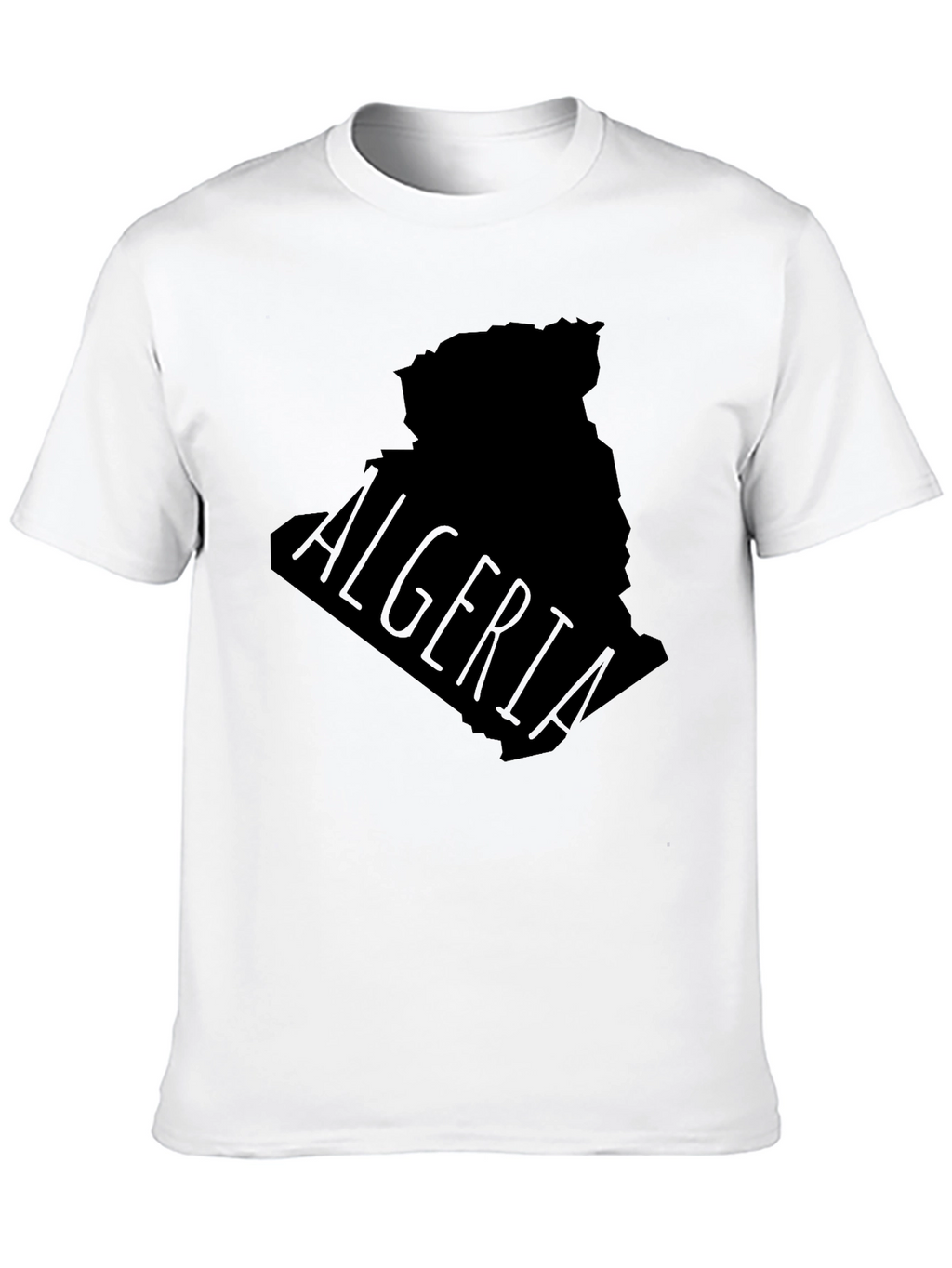 Algeria Map Graphic T-Shirt