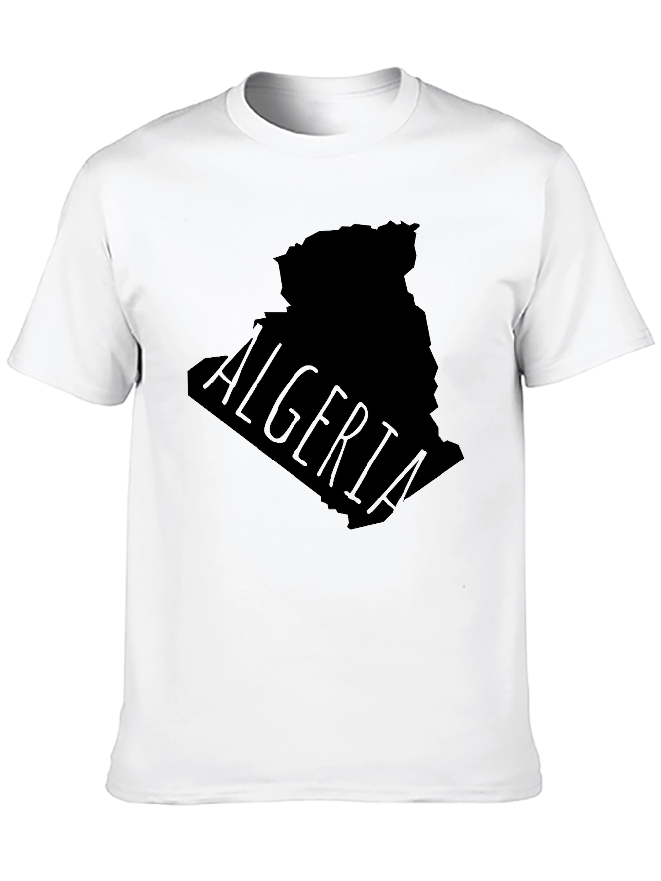 Algeria Map Graphic T-Shirt