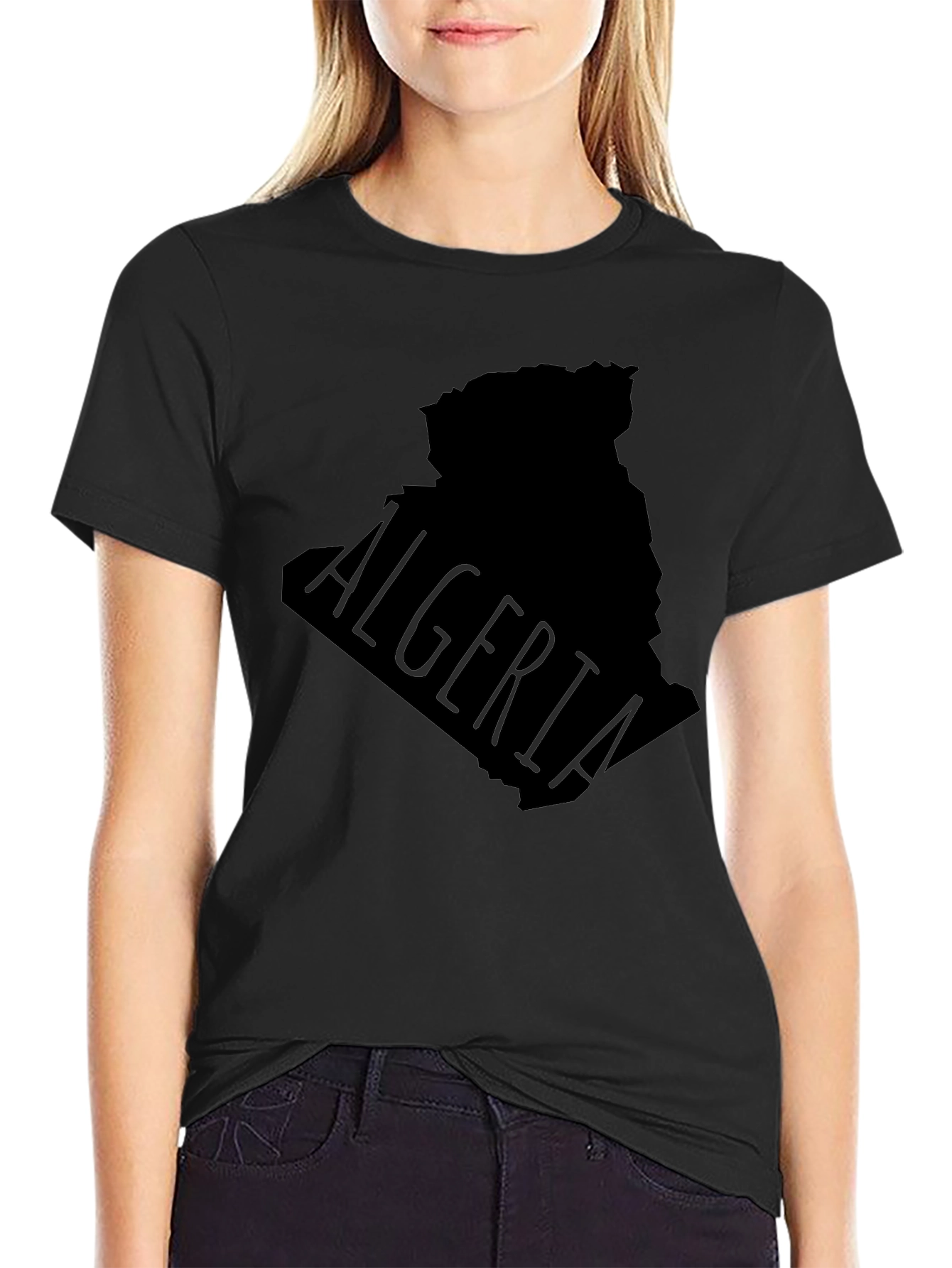 Algeria Map Graphic T-Shirt