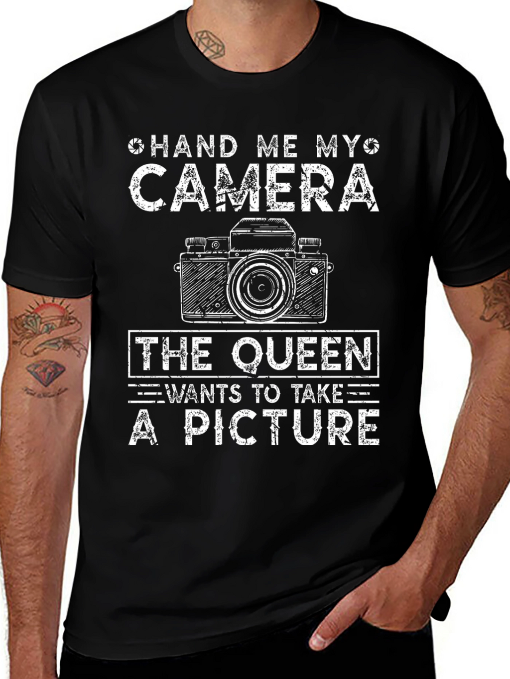 Hand Me My Camera Queen T-Shirt