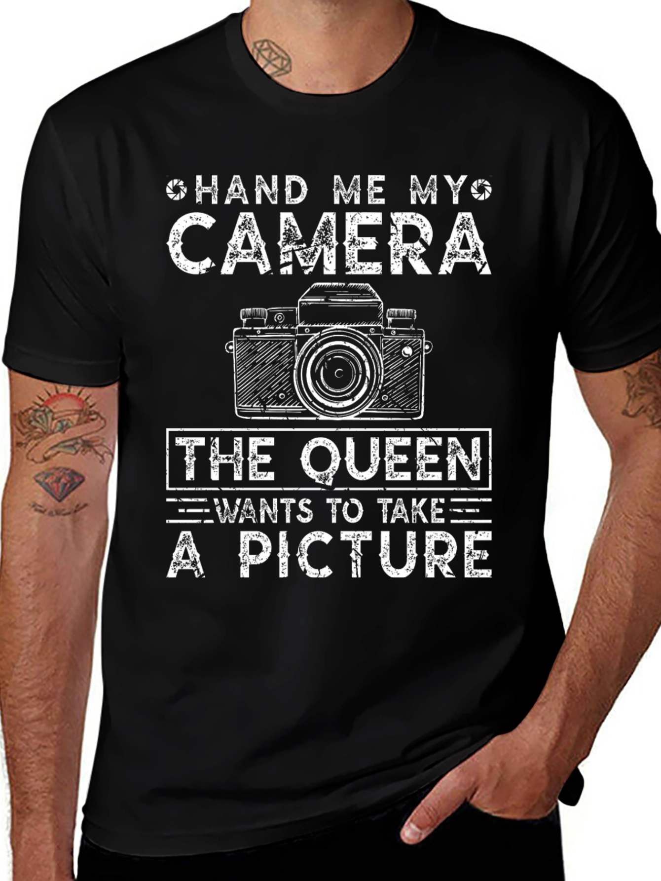 Hand Me My Camera Queen T-Shirt