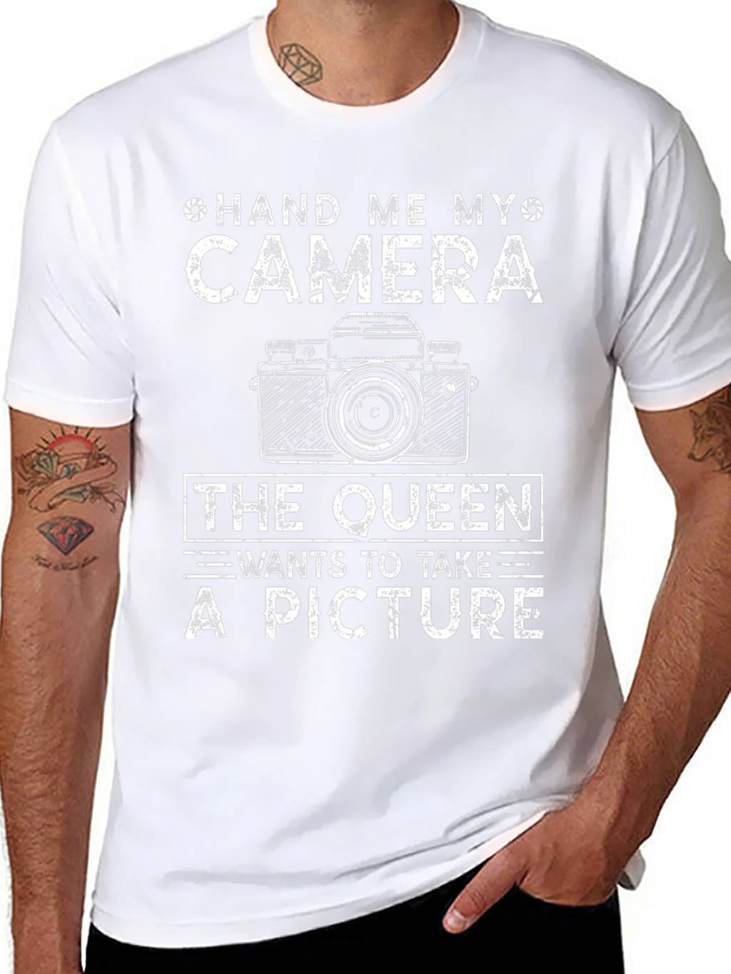Hand Me My Camera Queen T-Shirt