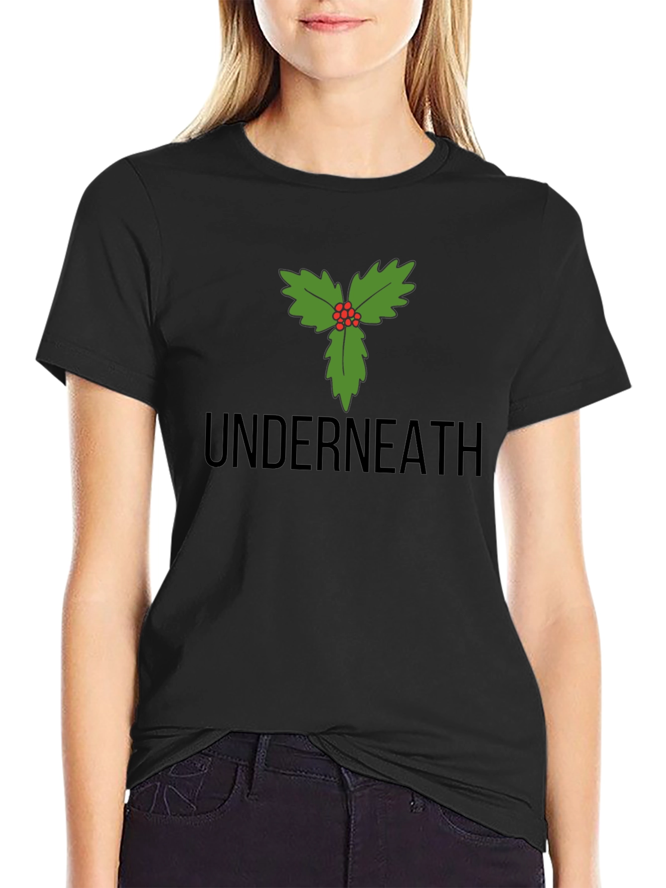 Holly Berry T-Shirt - Underneath Holiday Style